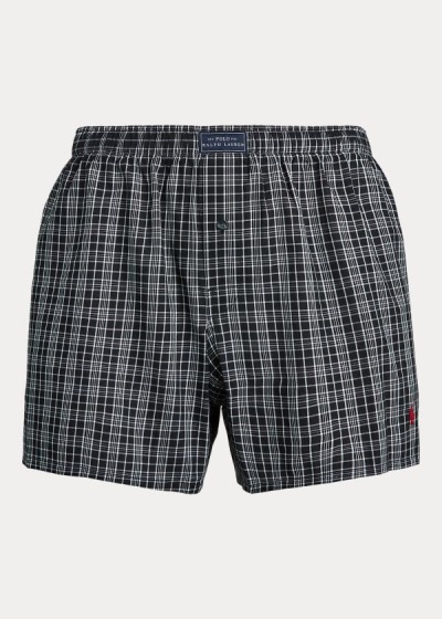 Boxer Polo Ralph Lauren Hombre Grises Oscuro / Rayas - Woven Cotton - JIVMT0183